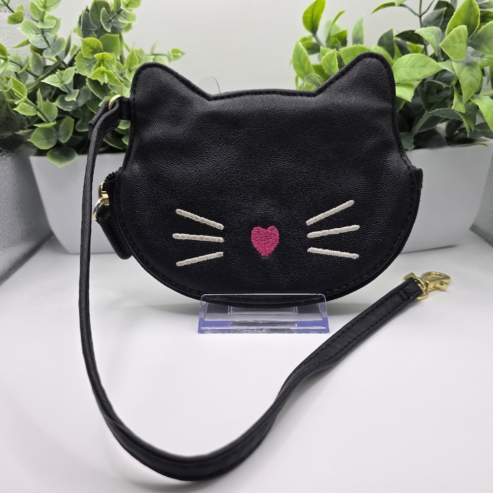 Betsey Johnson Black Cat Coin Purse